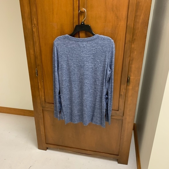 UGG tunic top sweater side slit w/ribbon close XS L26 in 19 in pit winter - Picture 2 of 10